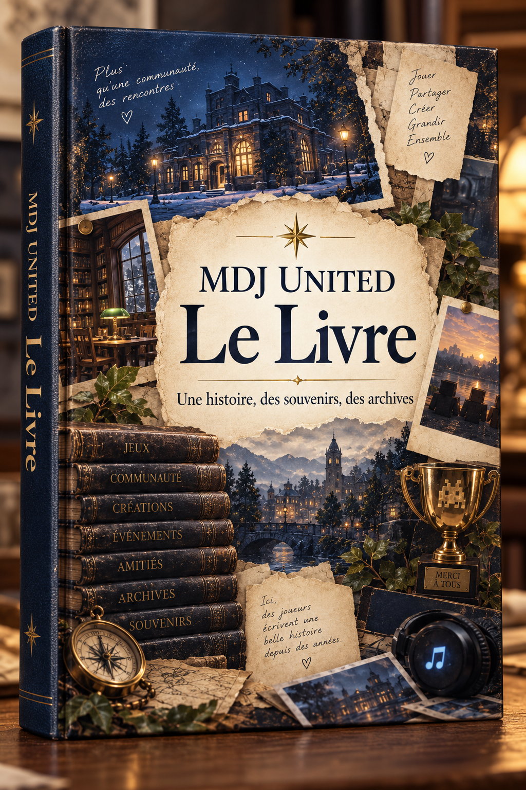 Couverture de MDJ UNITED — Le Livre